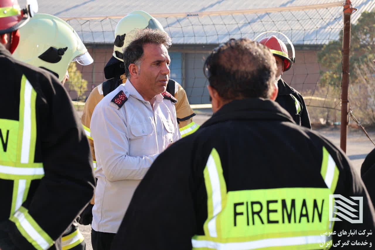 برگزاری مانور آتش‌نشانی در منطقه ویژه اقتصادی سهلان 12