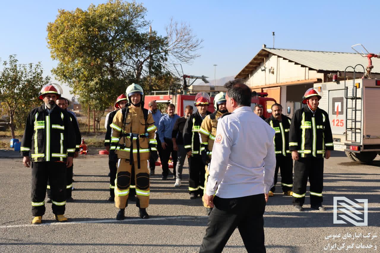 برگزاری مانور آتش‌نشانی در منطقه ویژه اقتصادی سهلان 10