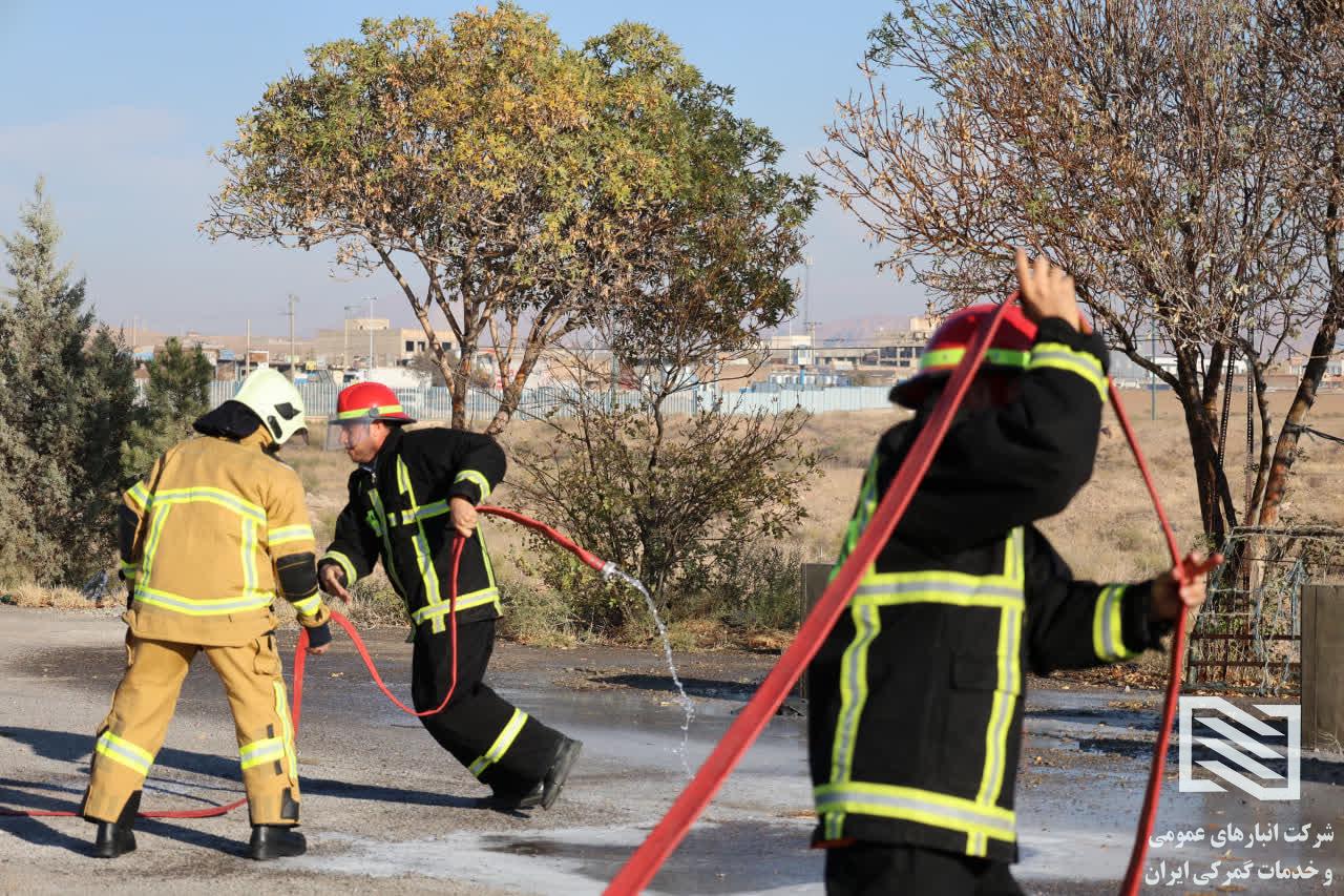 برگزاری مانور آتش‌نشانی در منطقه ویژه اقتصادی سهلان 6