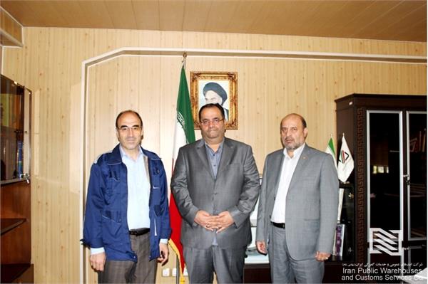 دیدار مدیرعامل شرکت انبارهای عمومی و خدمات گمرکی سهلان با مدیرکل جدید گمرک سهلان