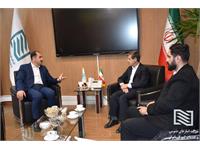 نشست مشترک مدیرعامل شرکت انبارهای عمومی و خدمات گمرکی ایران با نماینده مردم شریف شهرستان تبریز، آذرشهر و اسکو با محوریت توسعه