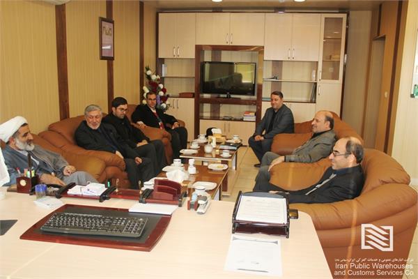 دیدار مدیرکل اوقاف و امور خیریه استان آذربایجان شرقی با مدیرعامل شرکت انبارهای عمومی و خدمات گمرکی منطقه ویژه اقصادی سهلان