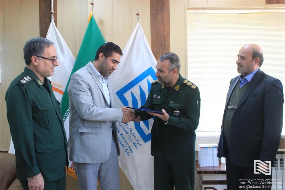 برگزاری مراسم معارفه فرمانده پایگاه مقاومت بسیج منطقه ویژه اقتصادی سهلان