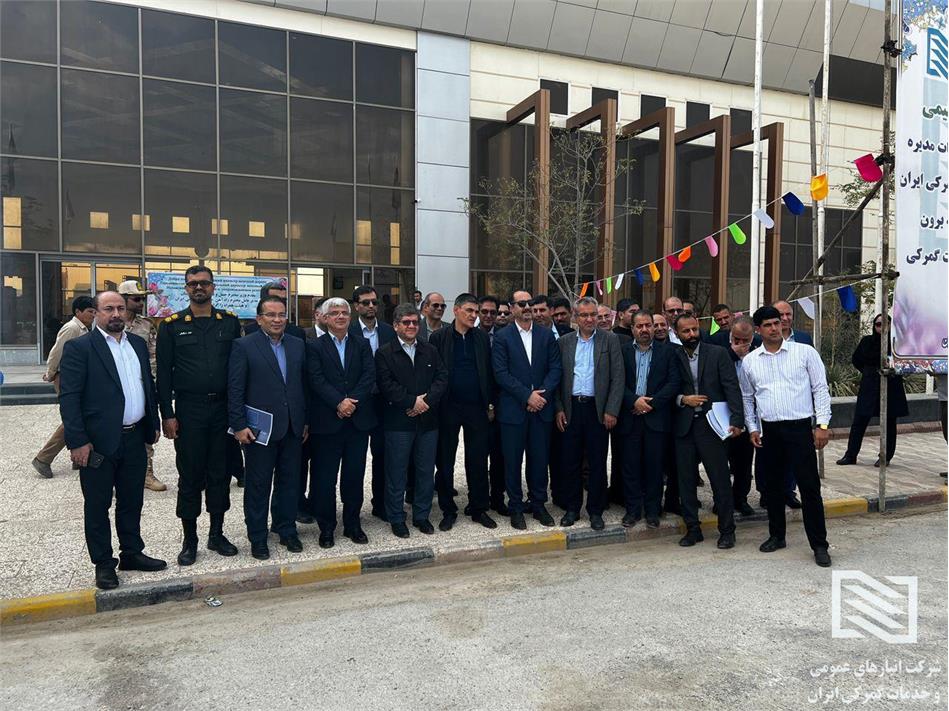 بازدید مدیرعامل شرکت انبارهای عمومی و خدمات گمرکی ایران و مدیرعامل راه‌آهن جمهوری اسلامی از پایانه اینچه‌برون با حضور مقامات