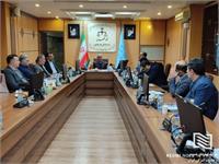 جلسه مدیرعامل شرکت انبارهای عمومی و خدمات گمرکی ایران در با مدیران ارشد دادستانی کل کشور برای حل موضوع رسوب کالا در انبارهای