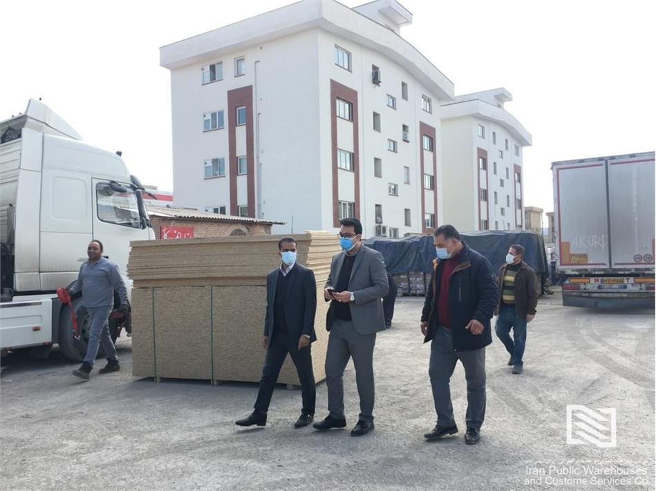 بازدید مدیرعامل شرکت انبارهای عمومی و خدمات گمرکی منطقه ویژه اقتصادی سهلان از شعبه خوی