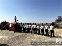 رزمایش سراسری ارتقای توان عملیاتی، تجلی آمادگی و تداوم هوشیاری آتش نشانان شرکت انبارهای عمومی و خدمات گمرکی ایران 7