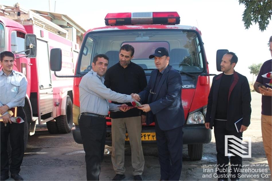 برگزاری مراسم تقدیر از آتش نشانان شرکت انبارهای عمومی و خدمات گمرکی منطقه ویژه اقتصادی سهلان