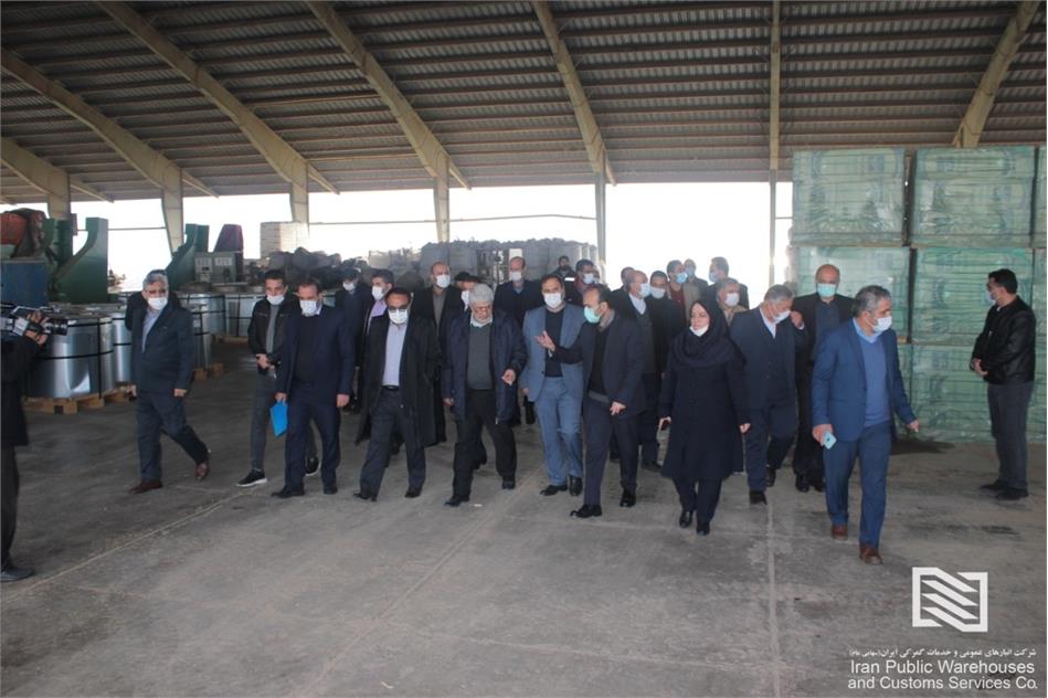 معاون قضایی دادستان کل کشور در بازدید از انبارهای شرکت انبارهای عمومی و خدمات گمرکی منطقه ویژه اقتصادی سهلان: قوه قضاییه جدی