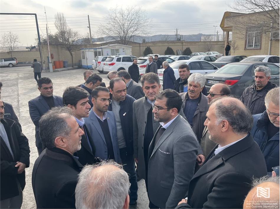 بازدید مدیرعامل شرکت انبارهای عمومی و خدمات گمرکی ایران از زیرساخت های لجستیکی شهر خوی