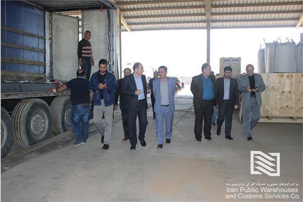 بازدید رییس سازمان جهاد کشاورزی و مدیرکل راهداری و حمل‌ونقل آذربایجان‌شرقی از شرکت انبارهای عمومی و خدمات گمرکی منطقه ویژه اقتصادی سهلان تبریز
