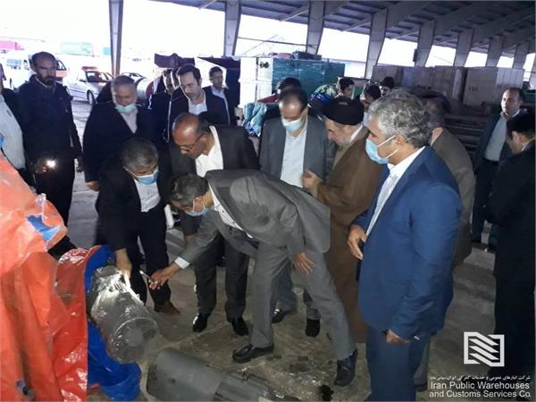 بازدید معاون وزیر اقتصاد و رییس کل گمرک ایران از اداره کل گمرک سهلان و شرکت انبارهای عمومی و خدمات گمرکی منطقه ویژه اقتصادی سهلان