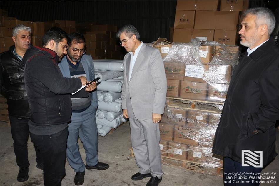 بازدید مدیرعامل شرکت انبارهای عمومی و خدمات گمرکی ایران از محوطه عملیاتی شرکت بازرگان، شعب پلدشت، ارومیه و سرو